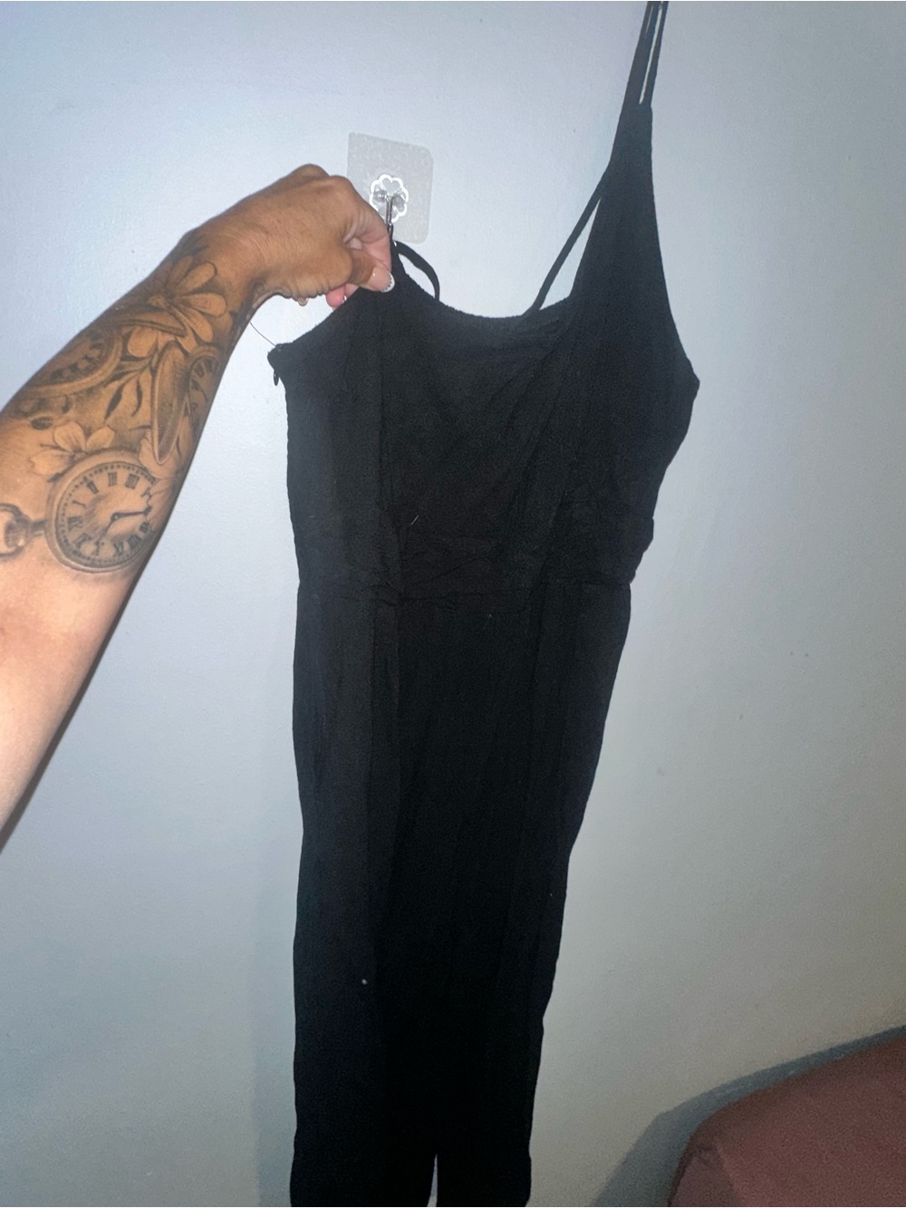 Black Spaghetti Strap Women’s Jumpsuit